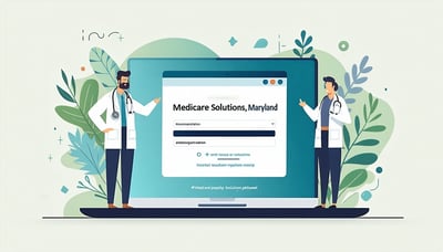 Newsletter signup illustration for Medicare Solutions Maryland